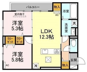 メゾン　ド　クレアの物件間取画像